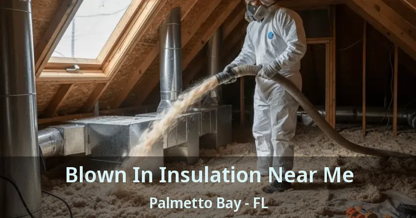 Blown In Insulation Near Me Palmetto Bay - FL