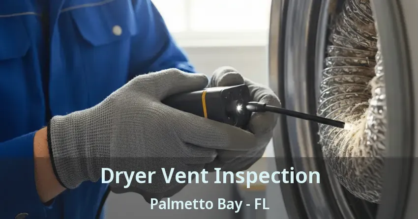 Dryer Vent Inspection Palmetto Bay - FL