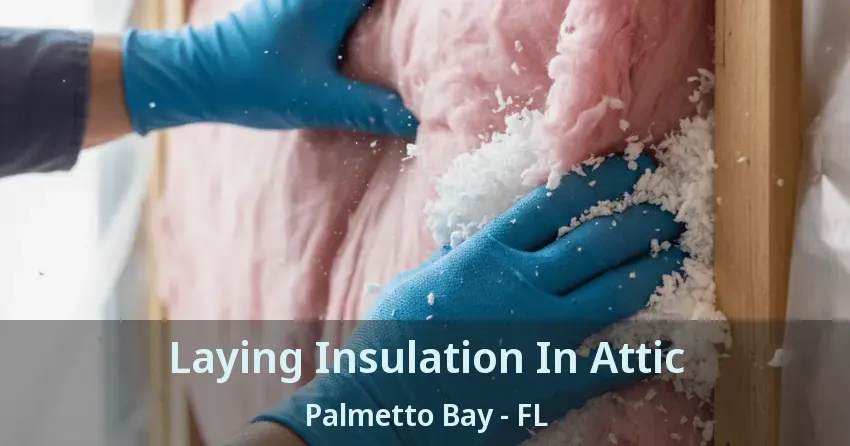 Laying Insulation In Attic Palmetto Bay - FL
